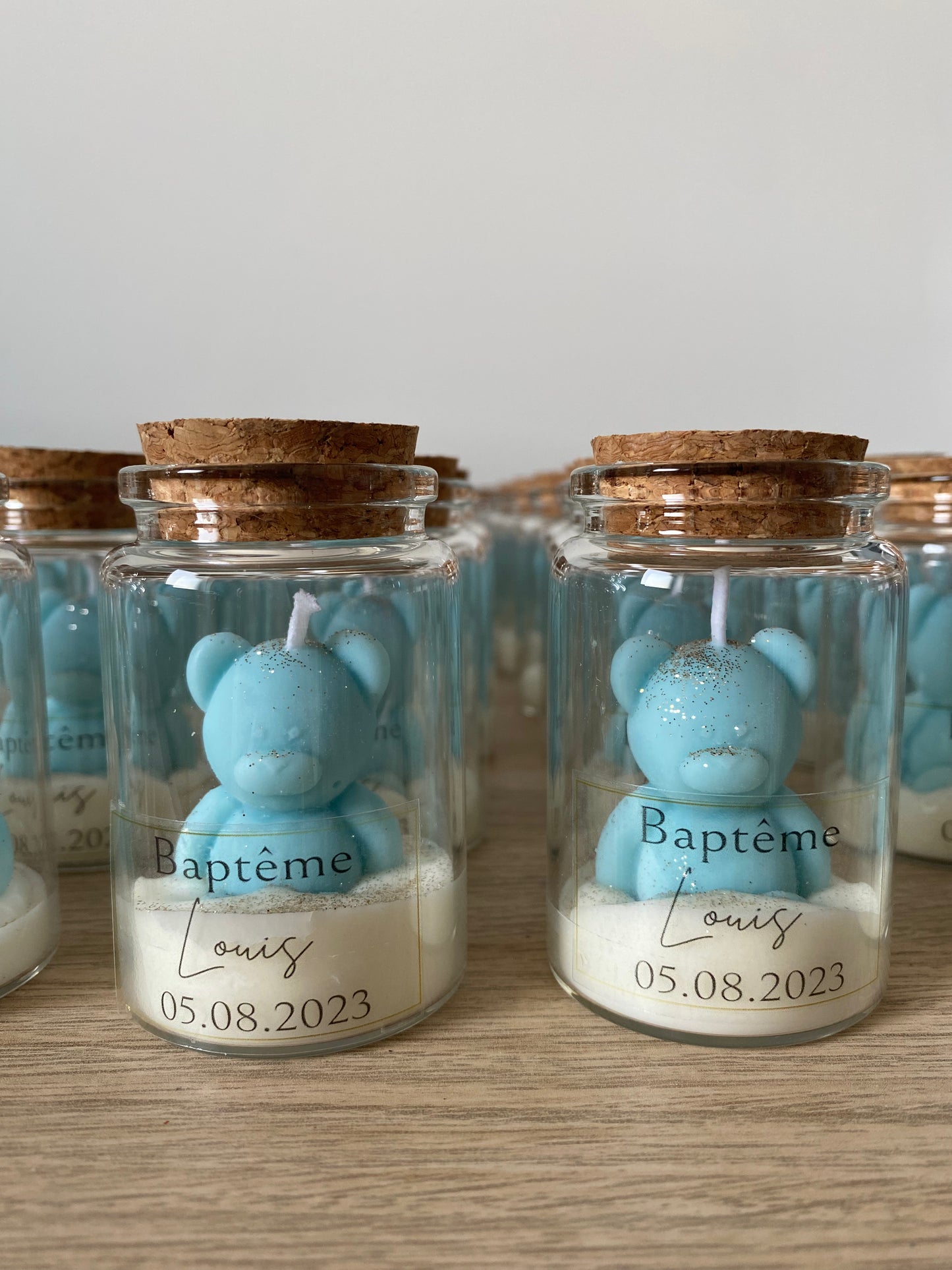 Bougies évènements personnalisées - 1 ourson