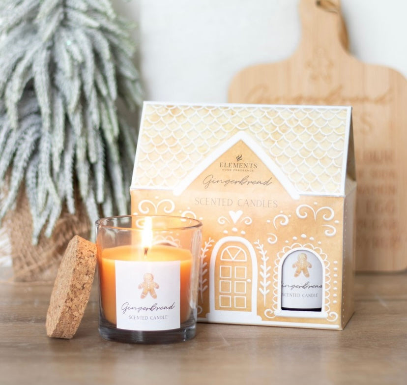 Coffret bougie pain d’épices