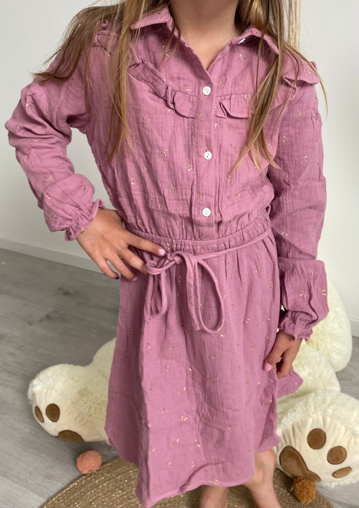 Robe en gaz de coton