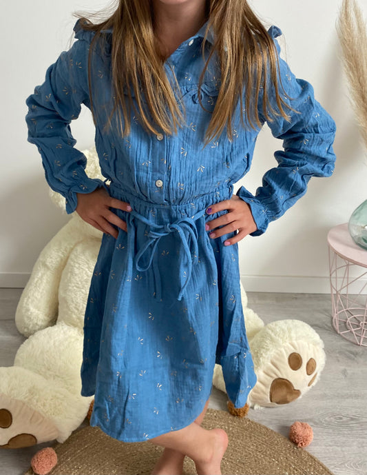 Robe en gaz de coton